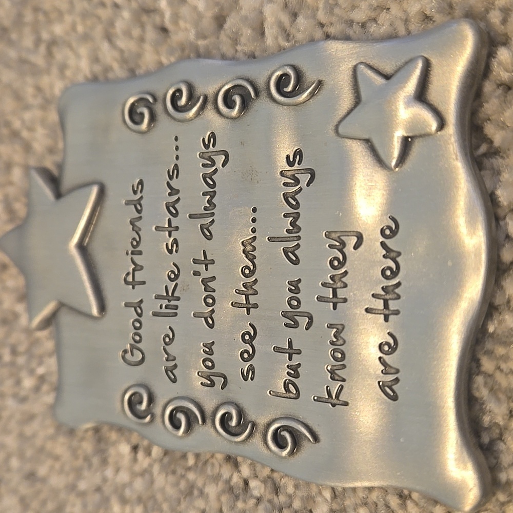 Good Friends Are Like Stars Metal Drcoration - Picture 2 of 3